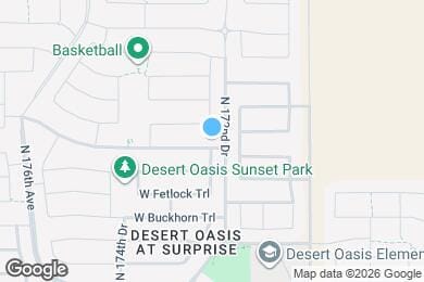 Map image of the property - 17268 W Straight Arrow Ln