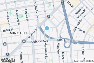 Map image of the property - 135 Valencia St