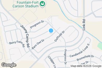 Map image of the property - 875 Barn Owl Dr