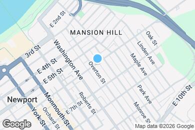 Map image of the property - 601 Overton St