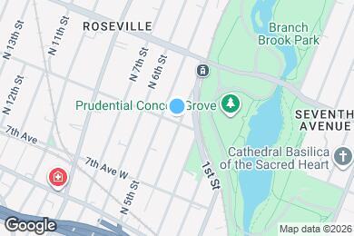 Map image of the property - 219 6th Ave W