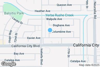 Map image of the property - 7606 Columbine Ave