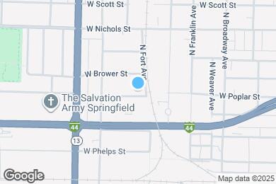 Map image of the property - 1315 W Poplar St