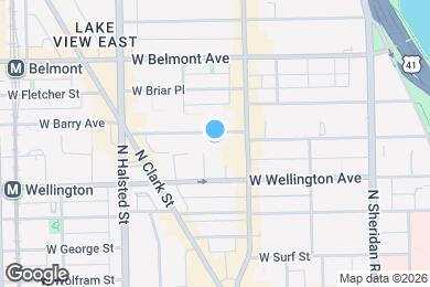 Map image of the property - 631 W Barry