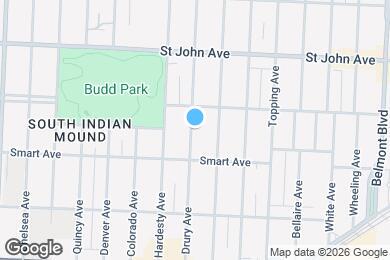 Map image of the property - 319 Drury Ave