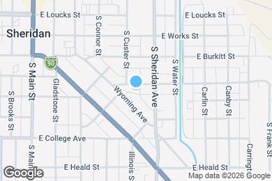 Map image of the property - 422 Park St