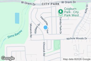 Map image of the property - 11922 Harristown Drive