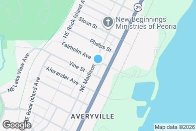 Map image of the property - 2918 NE Madison Ave