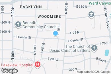 Map image of the property - 741 E Center St