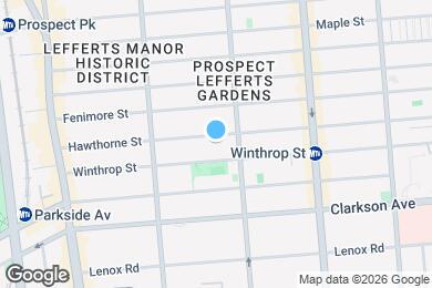 Map image of the property - 188 Hawthorne St