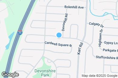 Map image of the property - 1413 Cranwood Dr