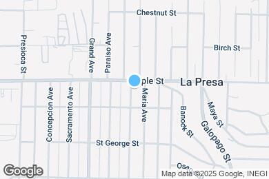 Map image of the property - 935 Ramona Ave
