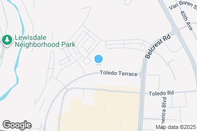 Map image of the property - 3450 Toledo Terrace