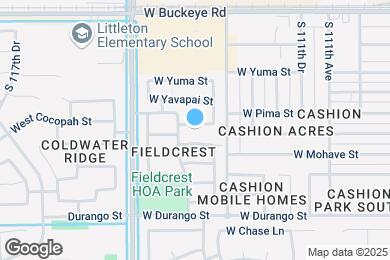 Map image of the property - 11379 W Pima St