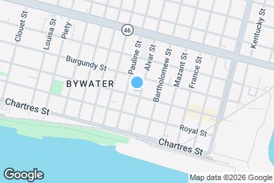 Map image of the property - 3821 Dauphine St