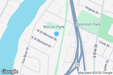 Map image of the property - 451 N Saint Bernard Dr