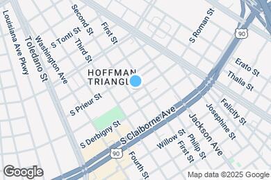 Map image of the property - 2421 S Roman St