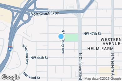 Map image of the property - 4701 N McKinley Ave