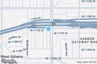 Map image of the property - 11707 S Vermont Ave