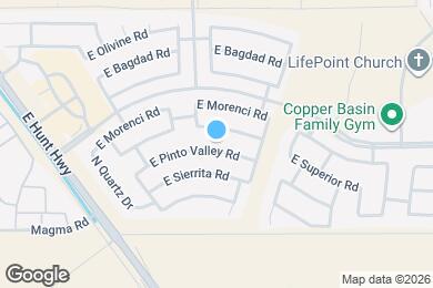 Map image of the property - 3032 E Pinto Valley Rd