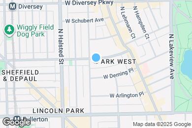 Map image of the property - 512 W Wrightwood Ave