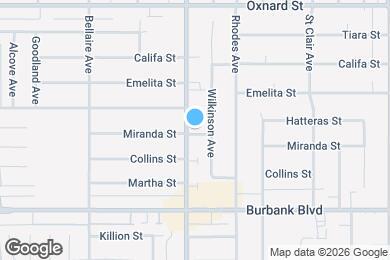 Map image of the property - 5738 Whitsett Ave