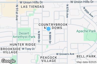 Map image of the property - 8841 W Villa Rita Dr