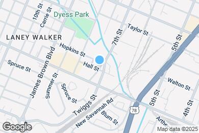 Map image of the property - 1105 Twiggs St