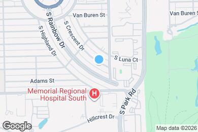 Map image of the property - 632 S Crescent Dr