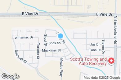 Map image of the property - 2168 Bock St