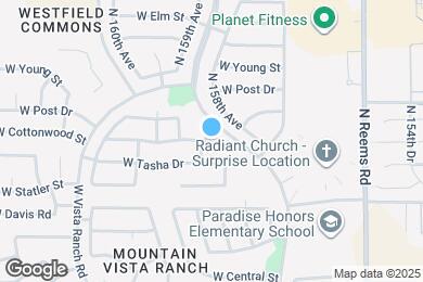 Map image of the property - 16255 N 158th Dr