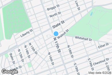 Map image of the property - 1702 1/2 Walnut St