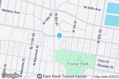 Map image of the property - 6142 N 8th St
