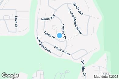 Map image of the property - 3125 Teton Dr