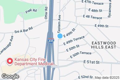 Map image of the property - 7401 E 49th St