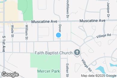 Map image of the property - 1121 Dover St