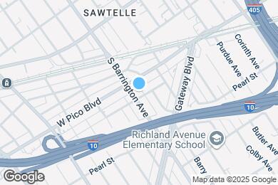 Map image of the property - 2414 S Barrington Ave