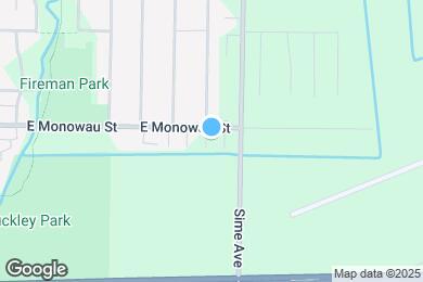 Map image of the property - 1101 E Monowau St