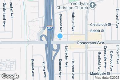 Map image of the property - 10821 Rosecrans Ave