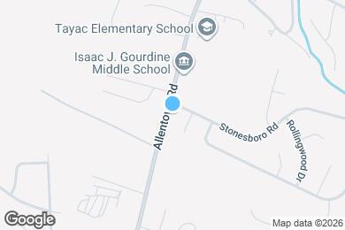 Map image of the property - 8808 Allentown Rd