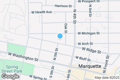 Map image of the property - 414 W Ridge St
