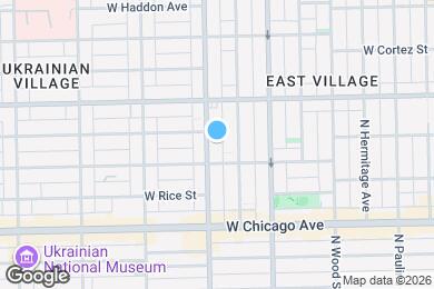 Map image of the property - 917 N Damen Ave