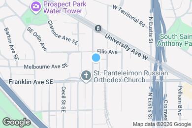 Map image of the property - 820 Emerald St