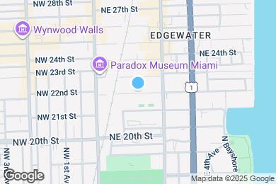 Map image of the property - 109 NE 22nd St