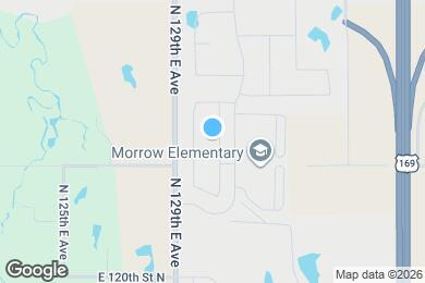 Map image of the property - 12310 N 131st East Ave