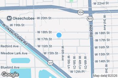 Map image of the property - 627 W 17th St