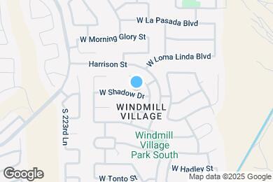 Map image of the property - 22160 W Shadow Dr