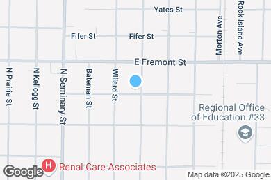 Map image of the property - 1116 beecher ave