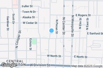 Map image of the property - Oak Street Flats: Ranch Style Fully Remode...