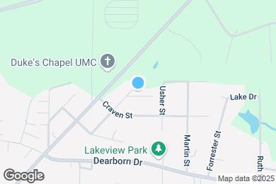 Map image of the property - 405 Pineland Ave